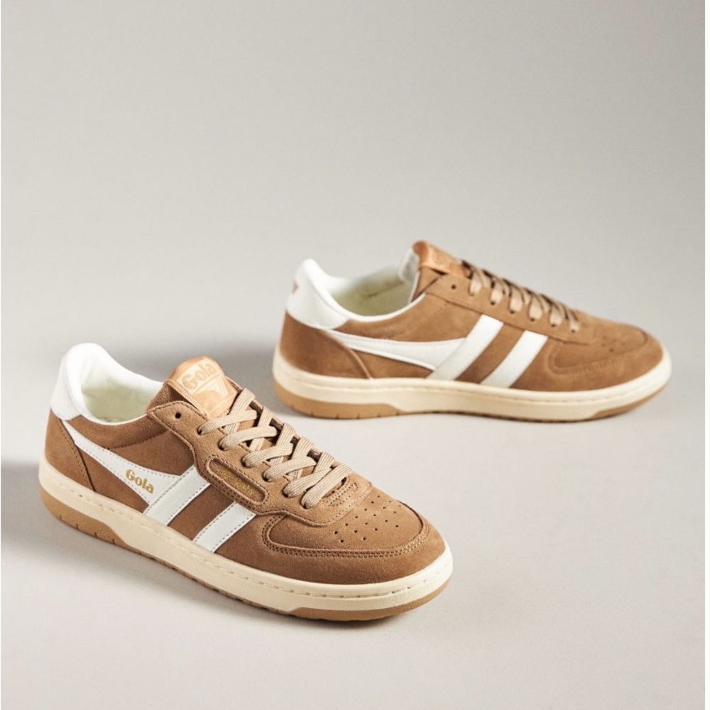 Gola women’s Tan and White Sneakers